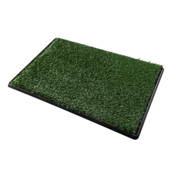 Artificial Grass Puppy Pee Pad for Dogs and Small Pets - 20x30 Reusable 4-Layer Training Potty Pad with Tray - Dog Housebreaking Supplies by PETMAKER image {7}