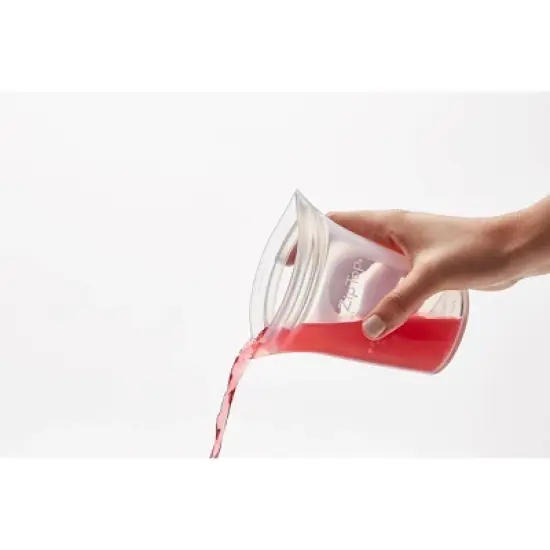 Zip Top Reusable 100% Platinum Silicone Container image {5}