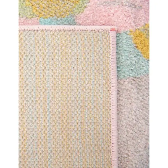 Unique Loom Whimsy Kids Alicorn Unicorn Indoor Woven Area Rug image {7}