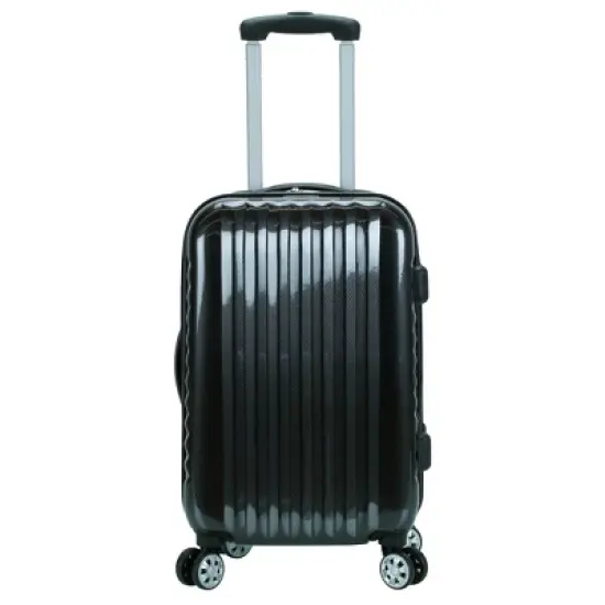 Rockland Melbourne Expandable ABS Hardside Carry On Spinner Suitcase image {7}