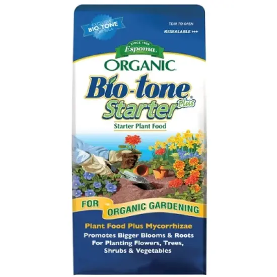 Espoma Organic Bio-tone Starter Plus 4-3-3 Natural Starter Plant Food Plus Mycorrhizae - The Ultimate Starter Plant Food image {2}