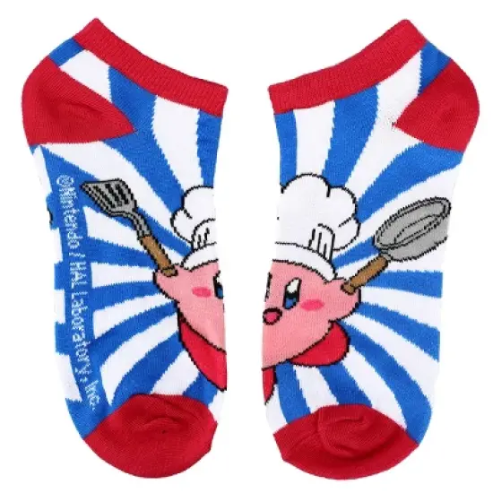 Kirby Character Art 5-Pack Women's Ankle Socks image {3}