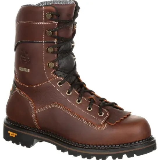 Men's Georgia Boot AMP LT Logger Composite Toe Low Heel Waterproof Work Boot image {7}