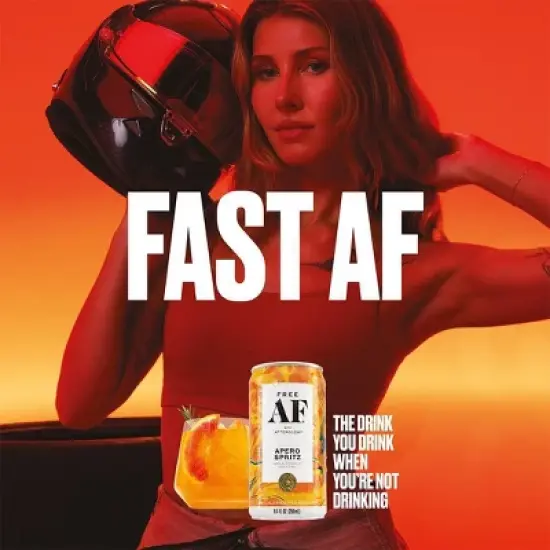 Free AF Non-Alcoholic Apero Spritz - 4pk/8.4 fl oz Cans image {2}