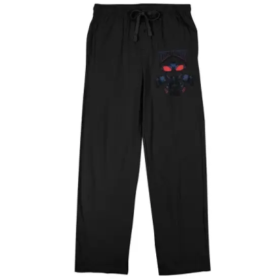 Aquaman Black Manta Men's Black Sleep Pajama Pants image {3}