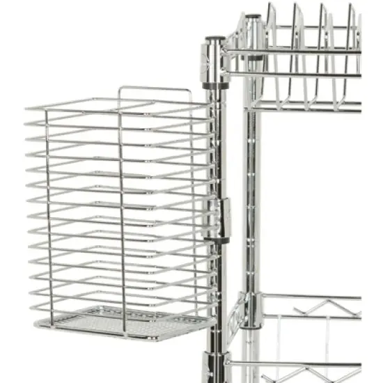 Darina Adjustable Dish Rack - HAC1000 - Chrome - Safavieh image {3}