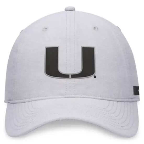 NCAA Miami Hurricanes Unstructured Chambray Cotton Hat image {1}
