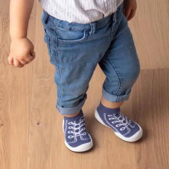 Komuello Toddler First Walk Sock Shoes - Sneaker Denim image {2}