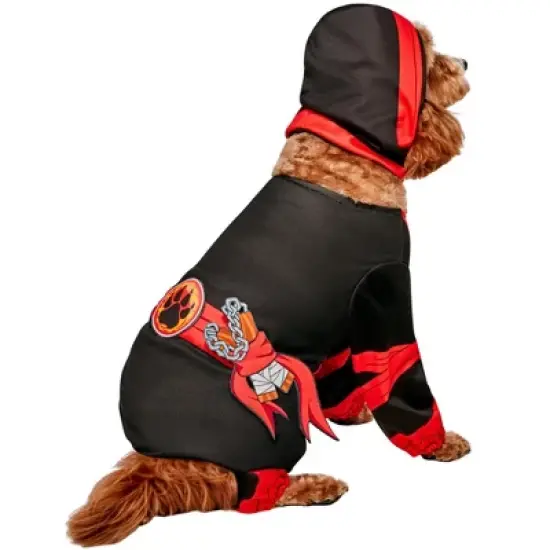 Rubies Red Ninja Pet Costume image {2}