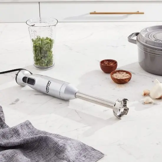 Cuisinart CSB-175SV Smart Stick Two-Speed Hand Blender, Silver image {1}