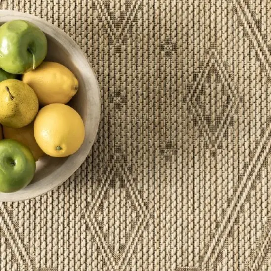 nuLOOM Latia Double Diamond Indoor/Outdoor Patio Area Rug image {5}