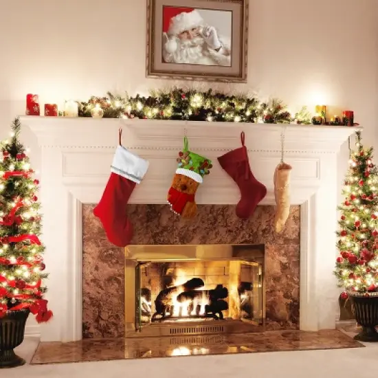 20" Teddy Bear Stocking - National Tree Company image {1}