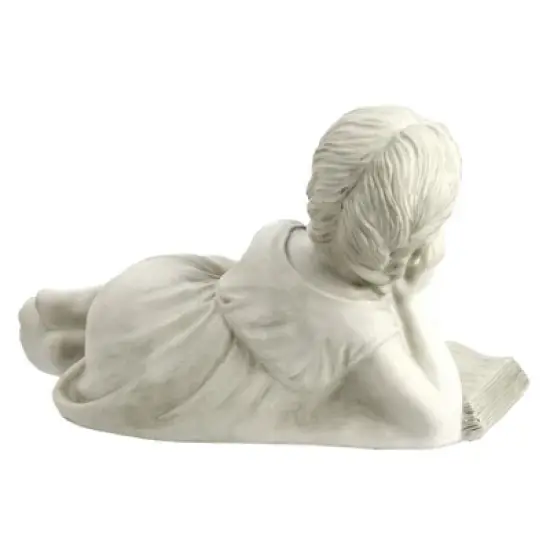 Design Toscano Reading Rebecca Garden Scholar Statues: Set of Two image {2}