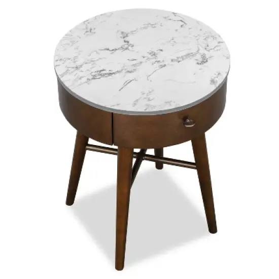 Wayne Side Table Walnut - Poly & Bark image {3}