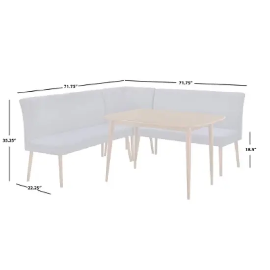 4pc Ripton Nook Dining Set - Buylateral image {11}