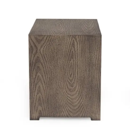 Senoia Outdoor Rectangular Fire Pit with Tank Holder - Brown - Christopher Knight Home image {7}