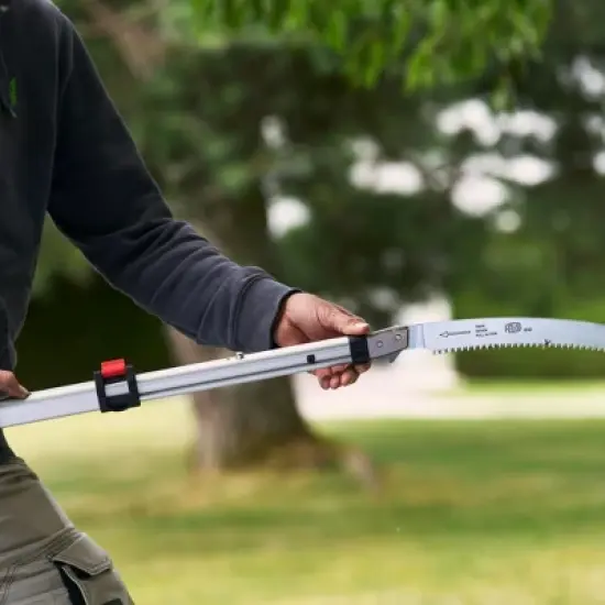 FELCO 682, 13in. Impulse Hardended Curved Blade, 11ft Extendable Pole Saw, Ultra Light Aluminum image {2}