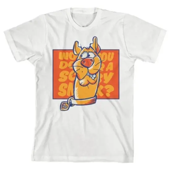 Scooby Doo Would You Do It For a Scooby Snack? White Graphic Tee Toddler Boy to Youth Boy image {3}