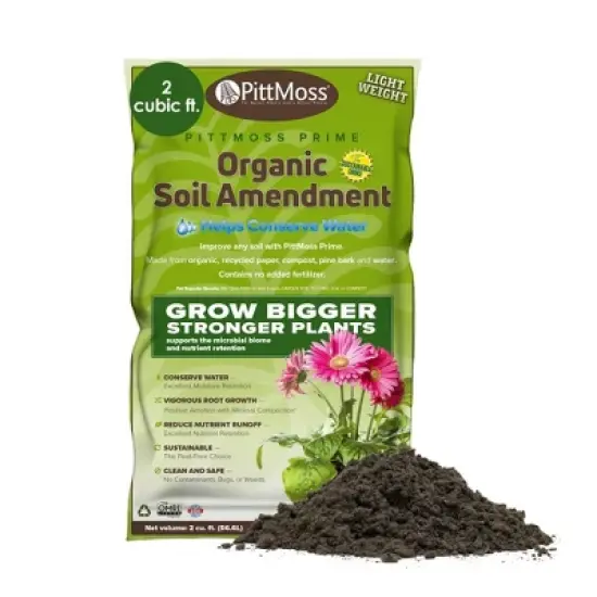 PittMoss Prime Eco-Friendly, Organic, Peat-Free Soil Conditioner image {7}
