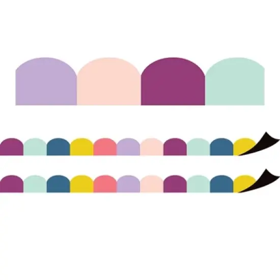 Teacher Created Resources&reg; Oh Happy Day Scalloped Magnetic Border, 24 Feet Per Pack, 2 Packs image {3}