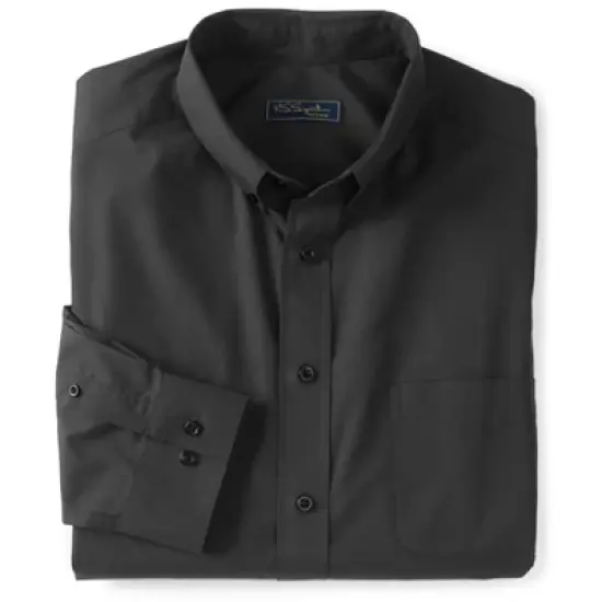 KS Signature by KingSize Men's Big & Tall  Wrinkle Free Long-Sleeve Button-Down Collar Dress Shirt image {1}