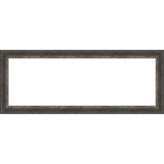 Amanti Art Bark Rustic Char Narrow Framed Dry Erase Magnetic Board image {16}