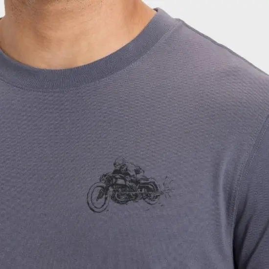 Men's Salem Speedway Graphic T-Shirt - Goodfellow & Co&trade; Dark Blue image {3}