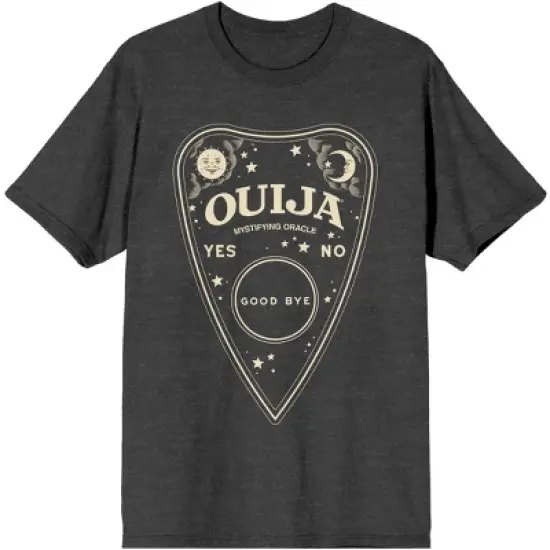 Ouija Game Planchette Art Crew Neck Short Sleeve Charcoal Heather Women's T-shirt image {3}