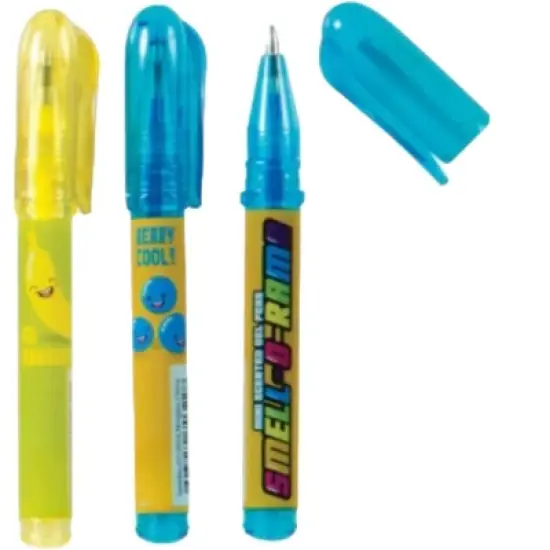 Smell-O-Aromatic Mini Scented Gel Pens (6 Pack) - Fruity Fun, Gel Ink, Compact Size (3.25 Inch) image {3}
