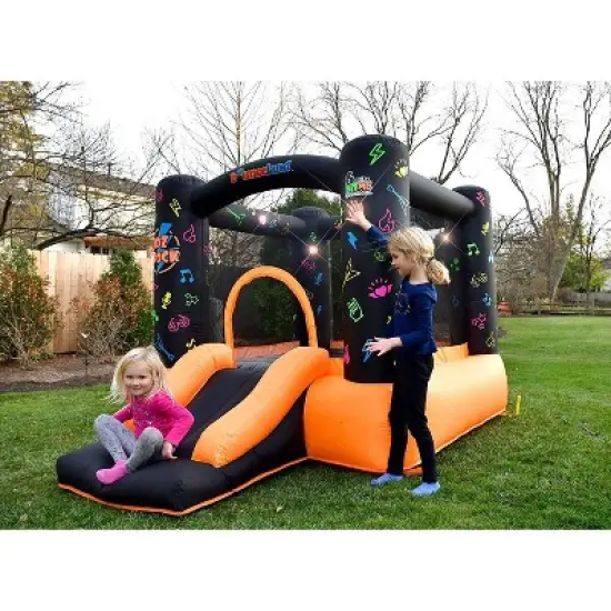 Bounceland Kidz Rock Bounce House with Lights and Sound image {2}