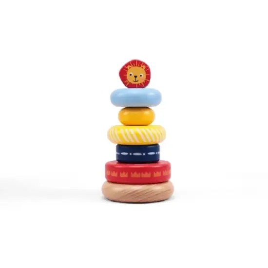 Leo & Friends Leo Stacking Toddler Ring Tower image {1}