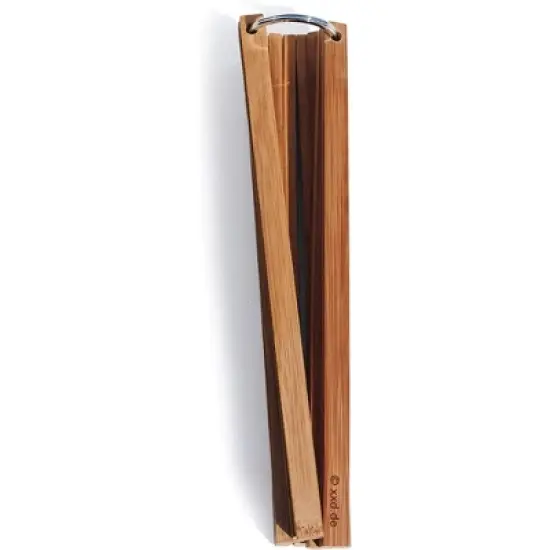 XXD Bamboo Universal 1, 2 or 3 Foldable Chopstick, Pot-Coaster, or Trivet image {1}