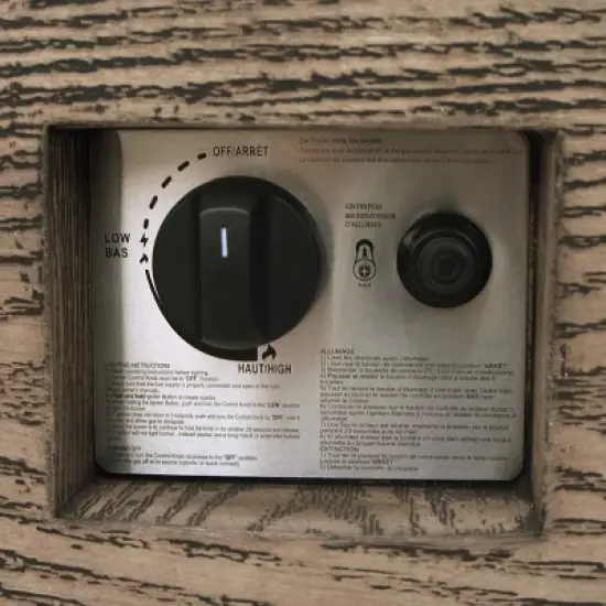 Aidan Outdoor 50000 BTU Iron Rectangular Fire Pit Wood Pattern Brown - Christopher Knight Home image {8}