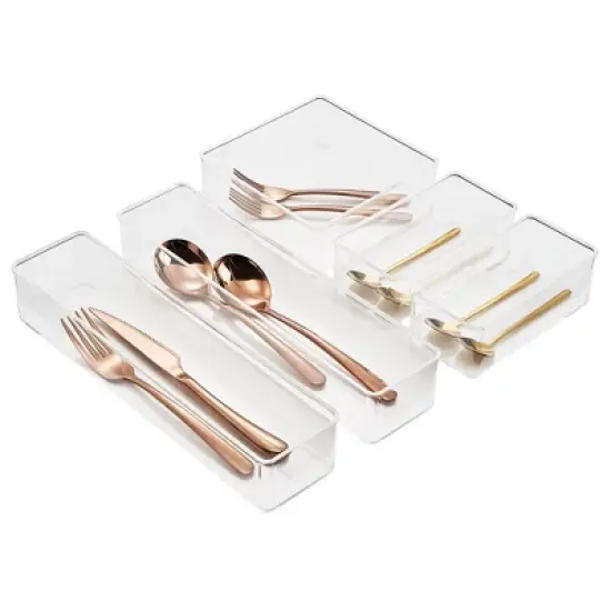 Sorbus Kitchen Drawer Organizer Set - Great Organization Solution for Any Kitchen Drawer - Store Utensils, Silverware, and More image {9}