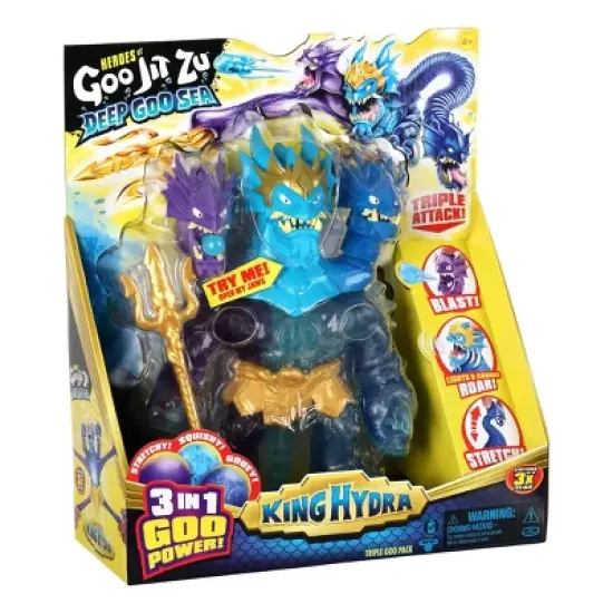 Heroes of Goo Jit Zu Deep Goo Sea King Hydra Triple Goo Pack image {11}