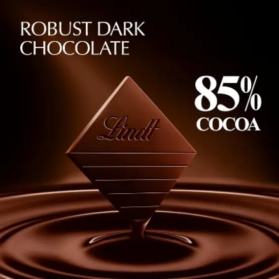 Lindt 4/6/12 Bars,  Excellence 85% Cocoa Dark Chocolate 3.5oz Full Size Candy Bar image {1}
