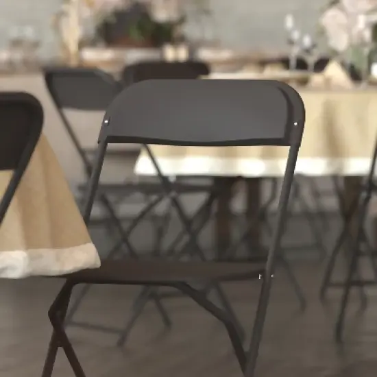 Flash Furniture Hercules&trade; Series Plastic Folding Chair - 6 Pack 650LB Weight Capacity image {8}