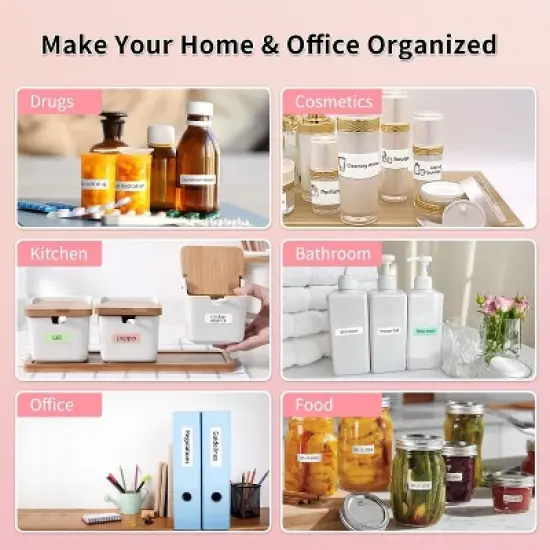 JADENS D11 Pro Mini Label Printer(PINK) image {3}