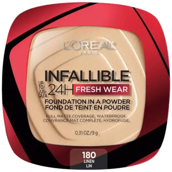 L'Oreal Paris Infallible Up to 24H Fresh Wear Foundation in a Powder - 0.31oz image {16}