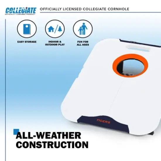 NCAA Auburn Tigers All-Weather Travel Cornhole Set image {2}