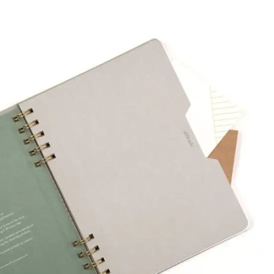 Altitude 160pg Ruled Journal 6.25"x8.5" Split Twin Wire Warm Gray Arch image {5}