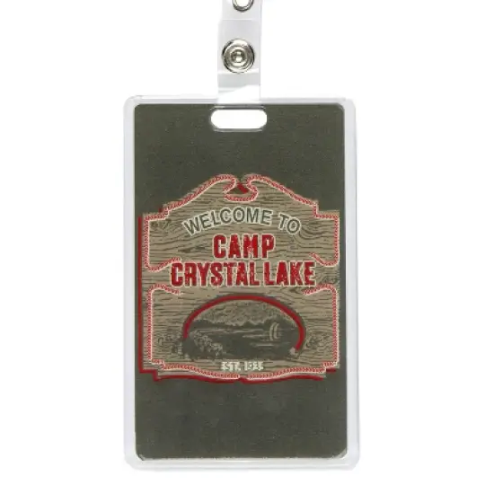 Friday The 13th Lanyard ID Badge Holder Jason Mask Badge Reel ID Badge Holder Retractable Lanyard image {1}