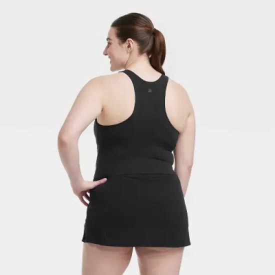 Women's Everyday Soft High Neck Cropped Tank Top - All In Motion&trade; image {3}