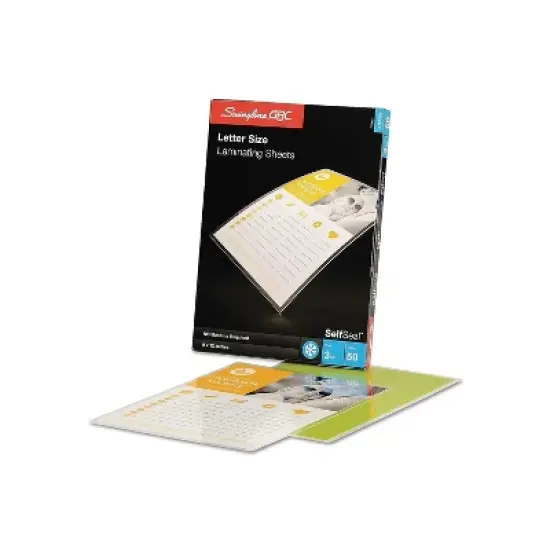 GBC SelfSeal Single-Sided Letter-Size Laminating Sheets 3 mil 9 x 12 3747307 image {3}