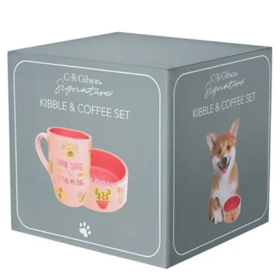 The Lakeside Collection Pet Lover Dog Bowl & Coffee Mug Matching Gift Set image {5}