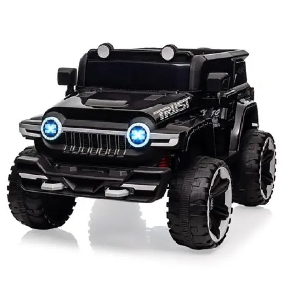2 Seater Ride On Car with Remote Control, 4WD Off-Road Truck 12V Electric Battery Powered Ride On Toys, 25W Dual Motor, for Kids image {6}