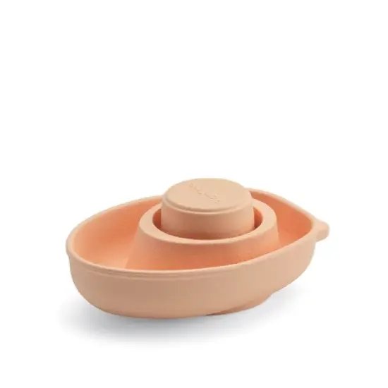 Plantoys| Rubber Convertible Boat &ndash; Pastel Orange image {2}