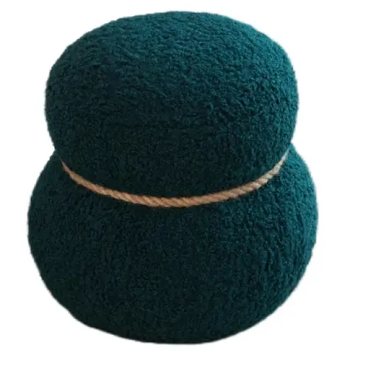 Maliang Ottomans, Snowman Stool, Greig Plush Cushion, Suitable For Any Space image {10}