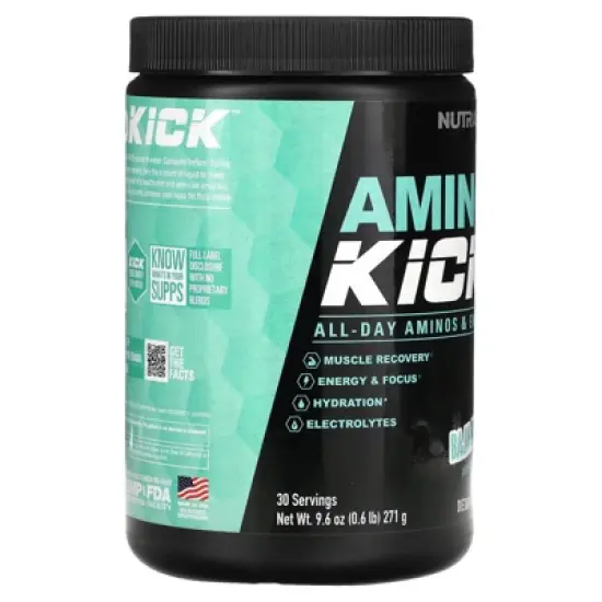 NutraBio Amino Kick, Baja Burst, 0.6 lb (271 g) image {3}