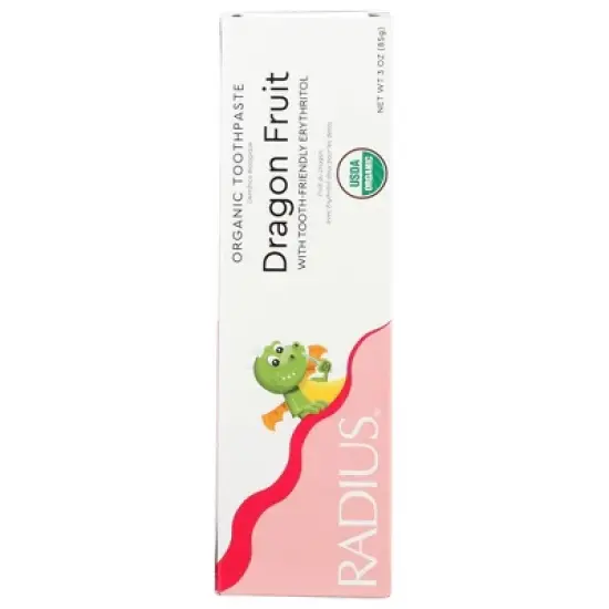 Radius Dragon Fruit Kid's Organic Toothpaste - 3 oz image {1}